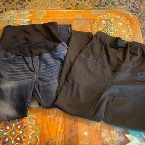 Lightly Used Maternity Jeans by Isabel Maternity Size 10